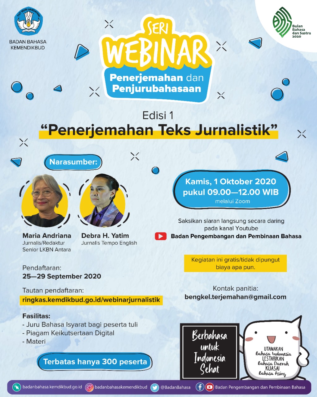 Webinar Penerjemahan dan Penjurubahasaan 09/25/2020