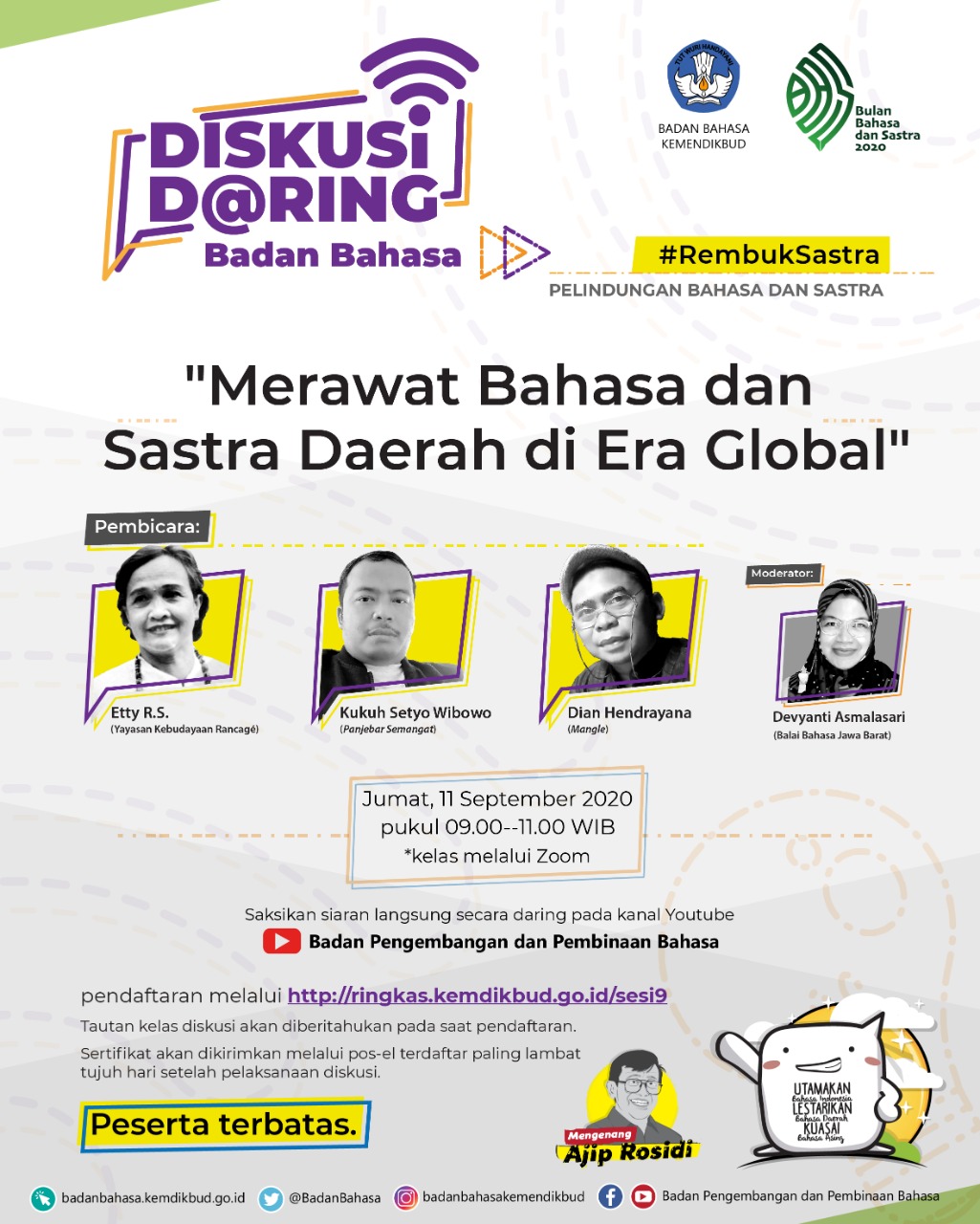 Upaya Merawat Bahasa dan Sastra Daerah di Era Global