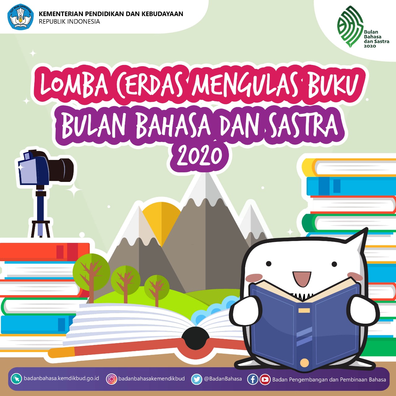 Lomba Cerdas Mengulas Buku Bulan Bahasa dan Sastra 2020