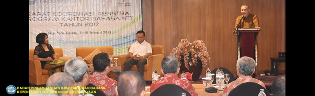 Kantor Bahasa NTT Gelar Rakor dengan Pemerintah Kabupaten/Kota se-Provinsi NTT