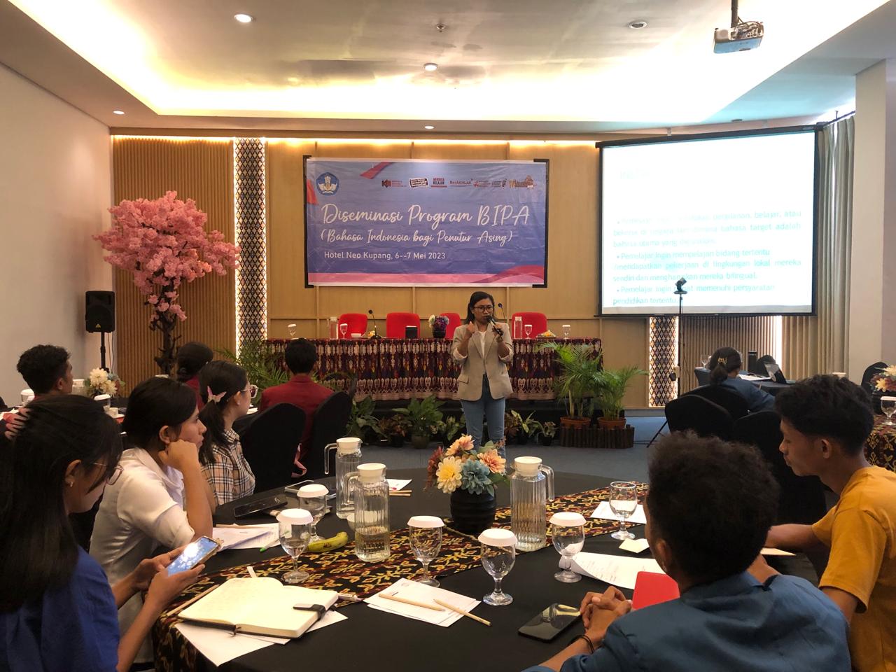 Diseminasi Program BIPA Tahun 2024 di Kota Kupang