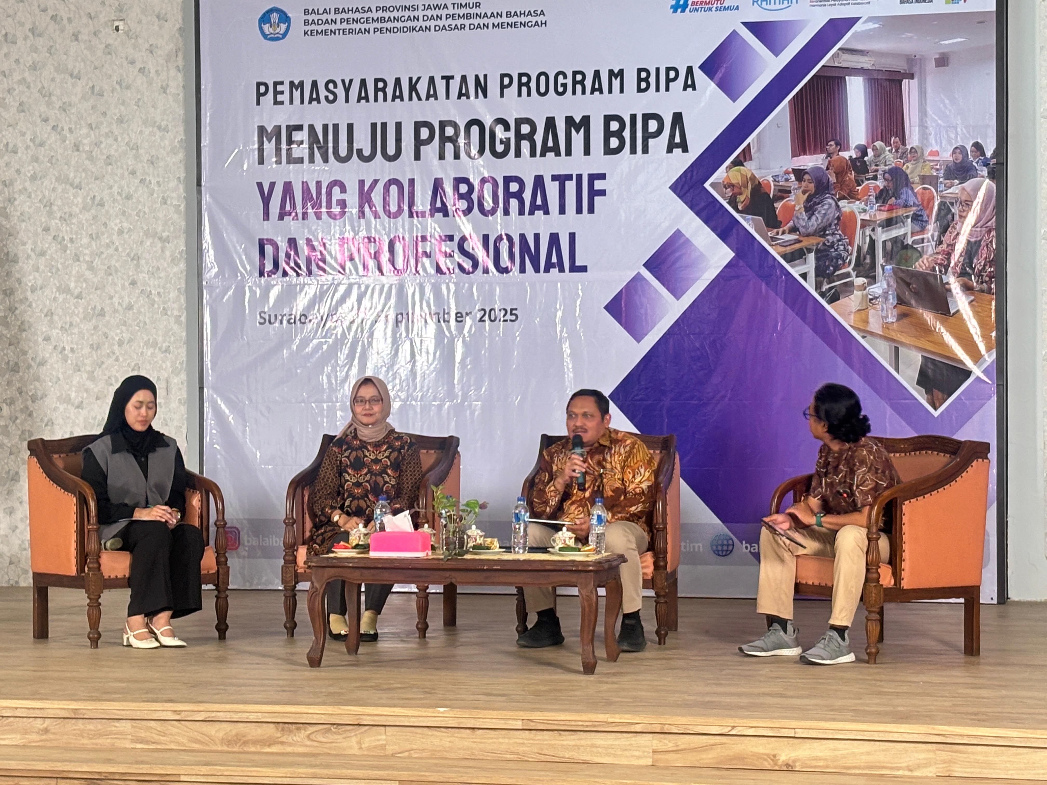 Balai Bahasa Provinsi Jawa Timur Gelar Diseminasi dan Lomba Menyanyi sebagai Implementasi Fasilitasi Program BIPA