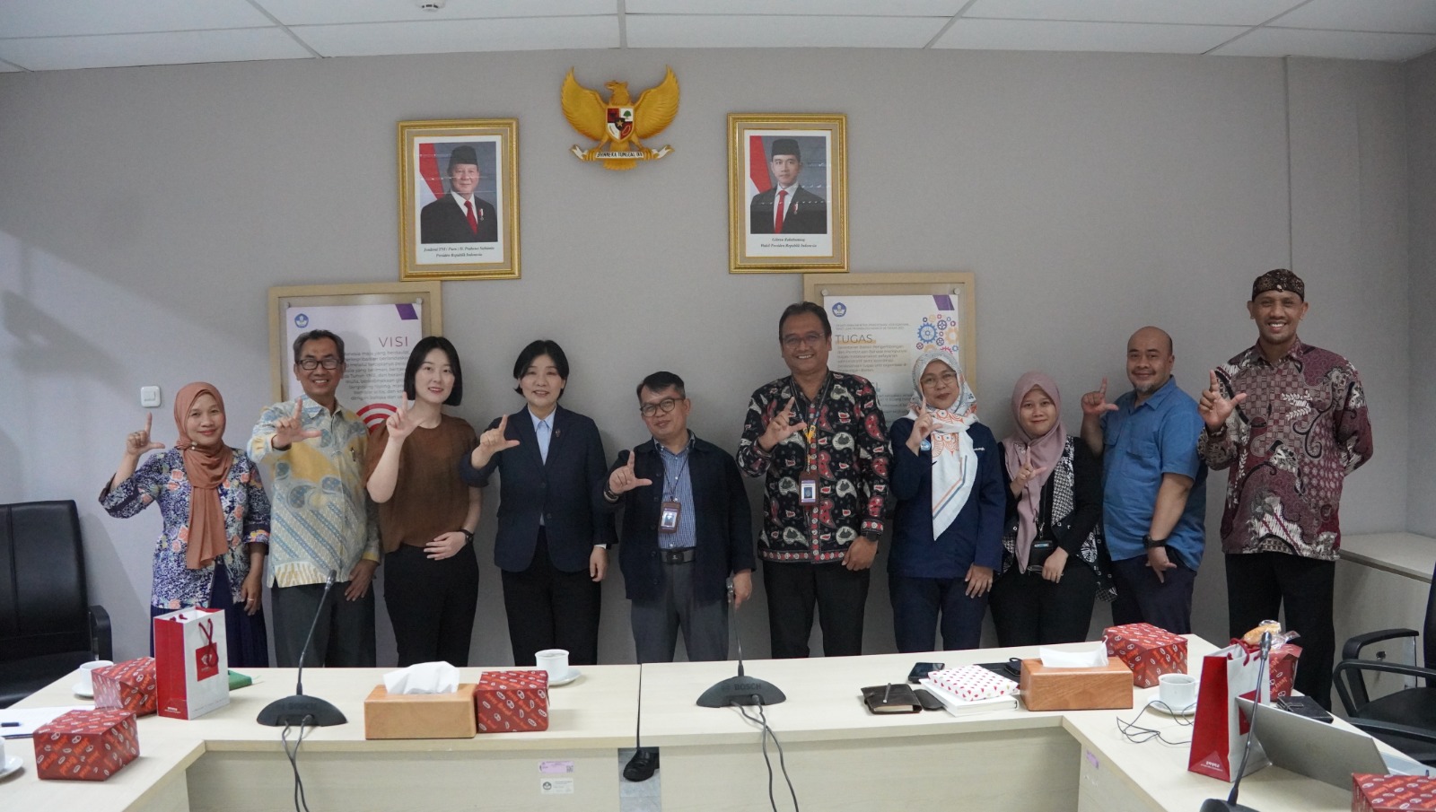 Audiensi Universitas Kyung Hee dengan Badan Bahasa