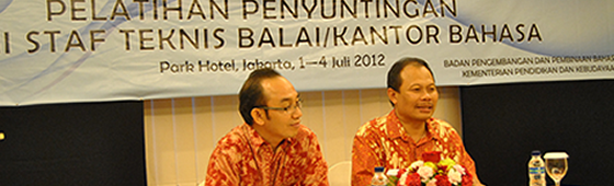 Badan Bahasa Menyelenggarakan Pelatihan Penyuntingan untuk Tenaga Teknis UPT Bahasa