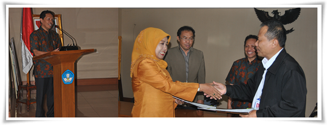 Badan Bahasa Melakukan Serah Terima Jabatan Pejabat Eselon II