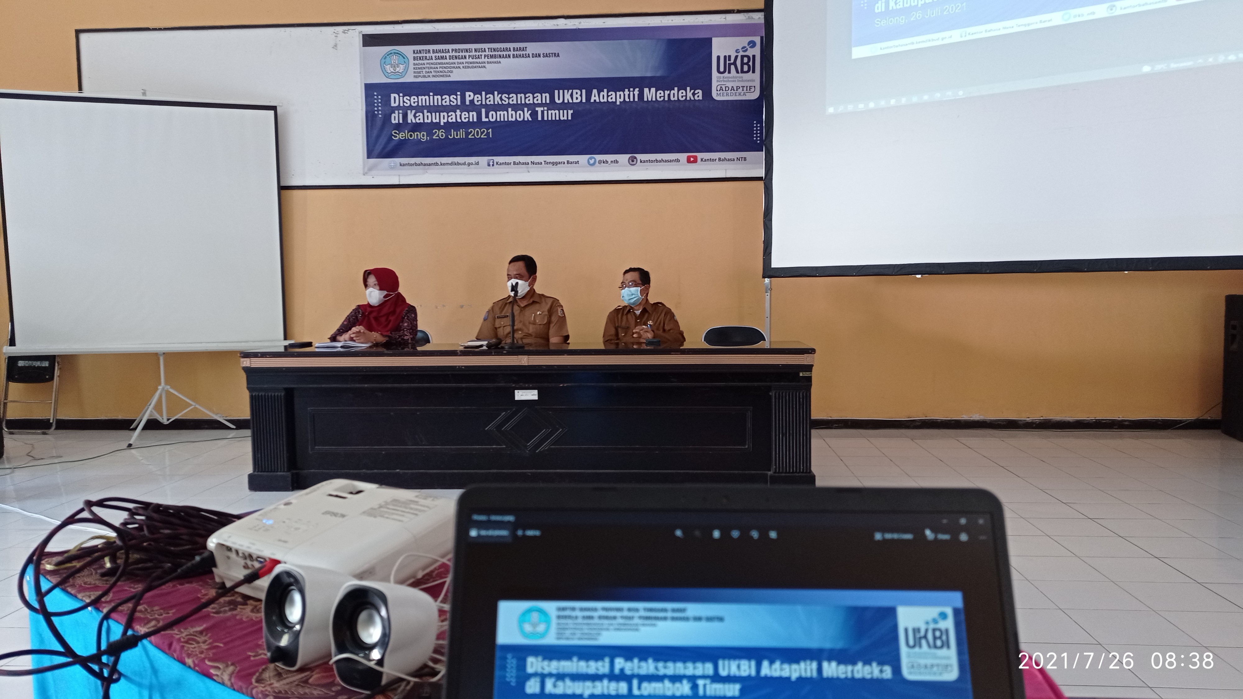 Diseminasi UKBI Adaptif di Kabupaten Lombok Timur