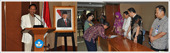 Badan Bahasa Mengadakan Acara Serah Terima Jabatan