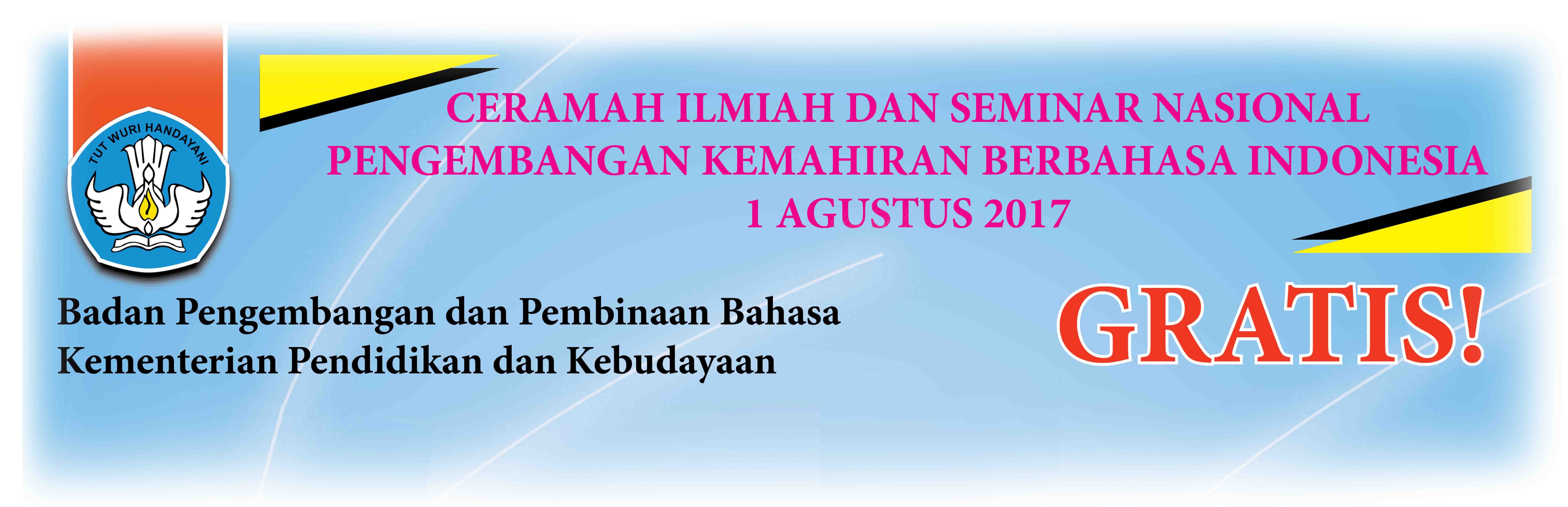 Badan Bahasa Menggelar Ceramah Ilmiah dan Seminar Nasional