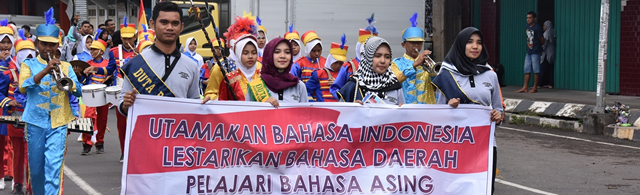 Semaraknya Kirab Bahasa yang Digelar di Kota Ternate