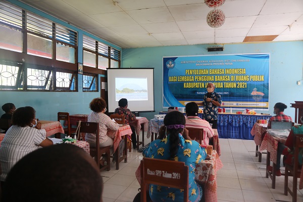 Dukung PON XX Papua 2021 melalui Penyuluhan Bahasa Indonesia
