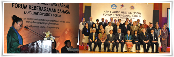 Wakil Menteri Bidang Kebudayaan Membuka Forum Keberagaman Bahasa