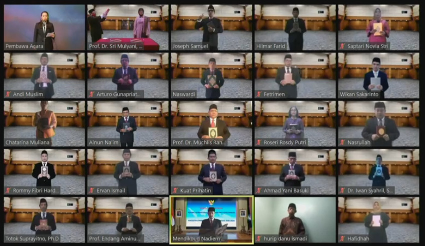 Mendikbud Melantik Kepala Badan Bahasa yang Baru