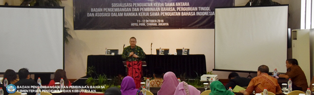 Badan Bahasa Gelar Sosialisasi Penguatan Kerja Sama dengan Perguruan Tinggi dan Asosiasi