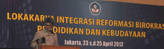 Sekjen Kemendikbud Menutup Lokakarya Integrasi Kebudayaan