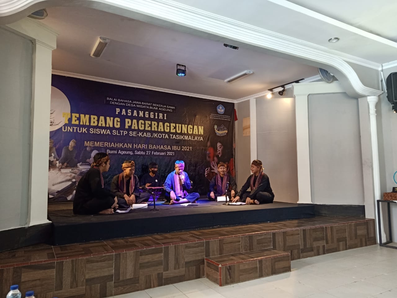 Peringati Bahasa Ibu Internasional Balai Bahasa Jawa Barat Gelar Pasanggiri Tembang Pagerageungan tingkat SLTP Se-Kabupaten/Kota Tasikmalaya