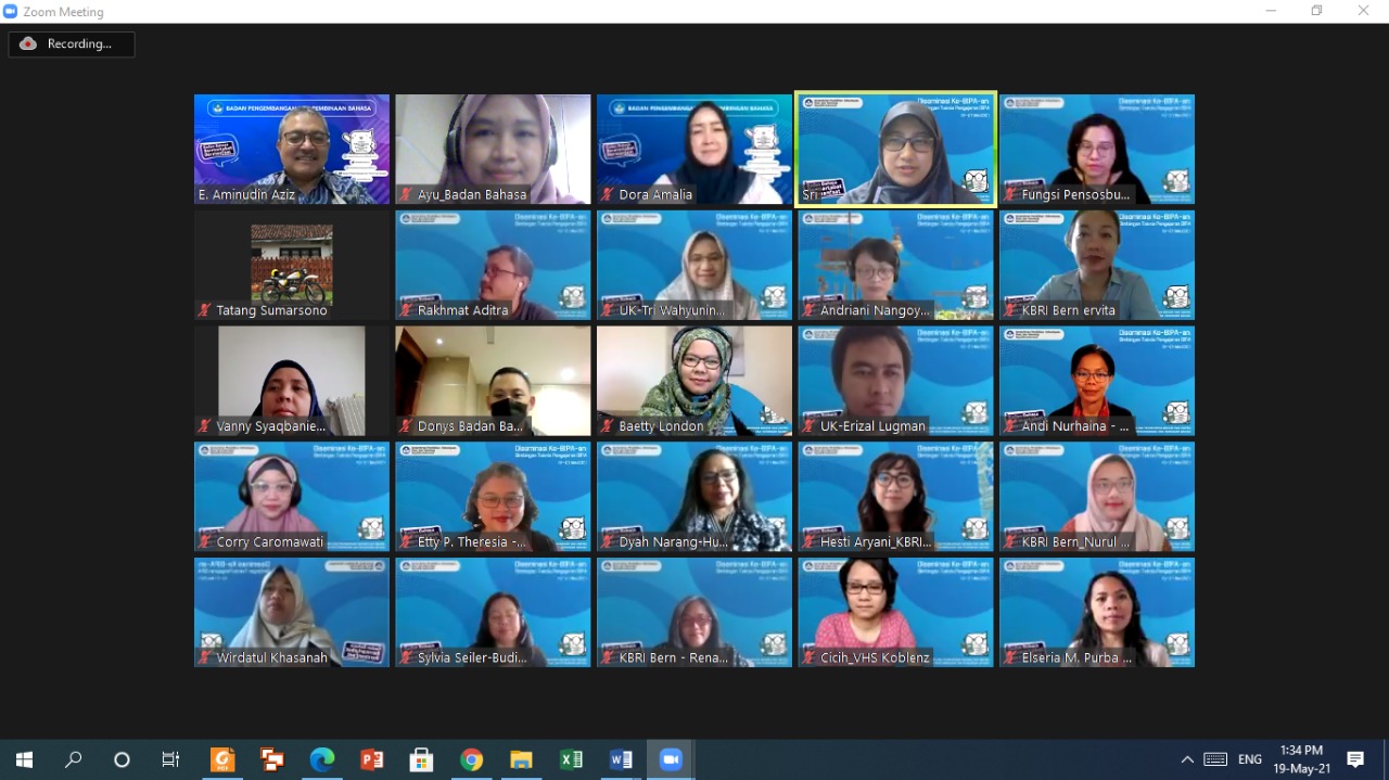 Kemendikbudristek Buka Seri Perdana Bimtek Pengajaran BIPA di Luar Negeri