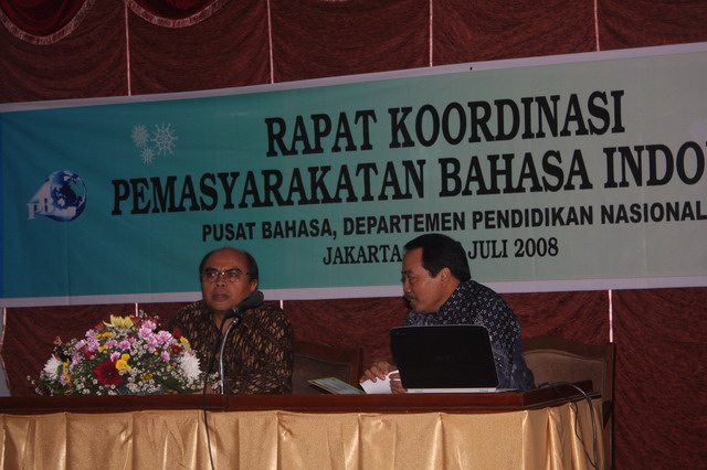 Pembukaan Rapat Koordinasi Pemasyarakatan Bahasa Indonesia