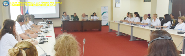 Sebanyak 28 Orang Delegasi Rusia Mengikuti Peningkatan Kompetensi BIPA di Sentul