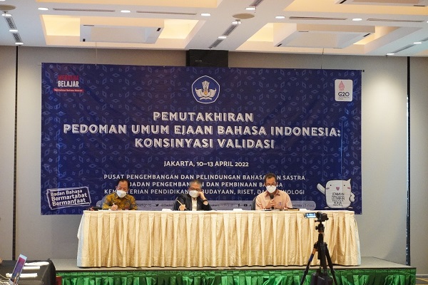 Konsinyasi Validasi Pemutakhiran Pedoman Umum Ejaan Bahasa Indonesia